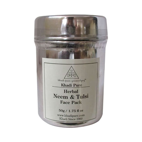 Khadi Pure Herbal Neem and Tulsi Face Pack 50g